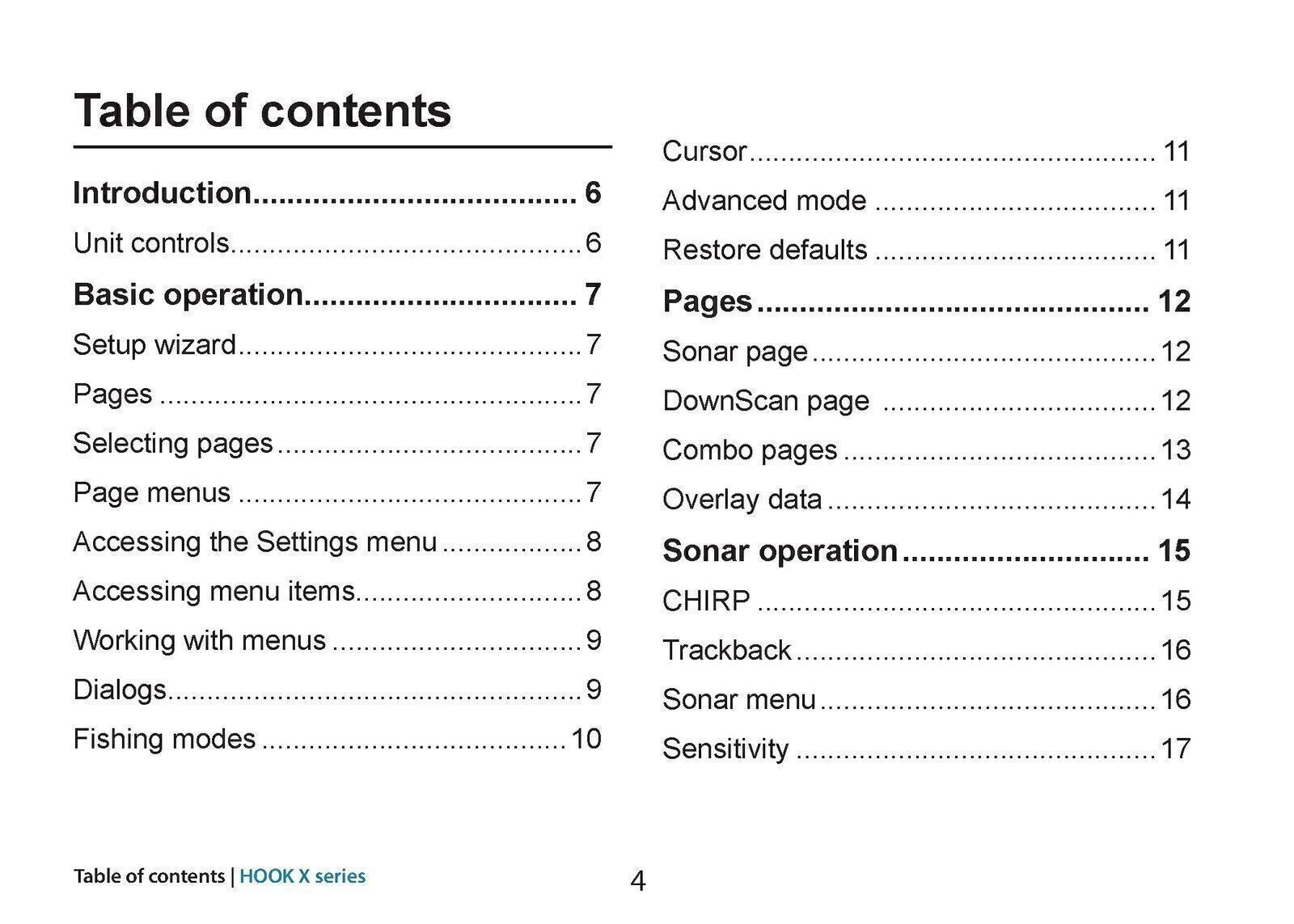 LOWRANCE HOOK 4X 5X 7X Sonar User Instruction Manual TOUGH WIRE BINDING & COVERS