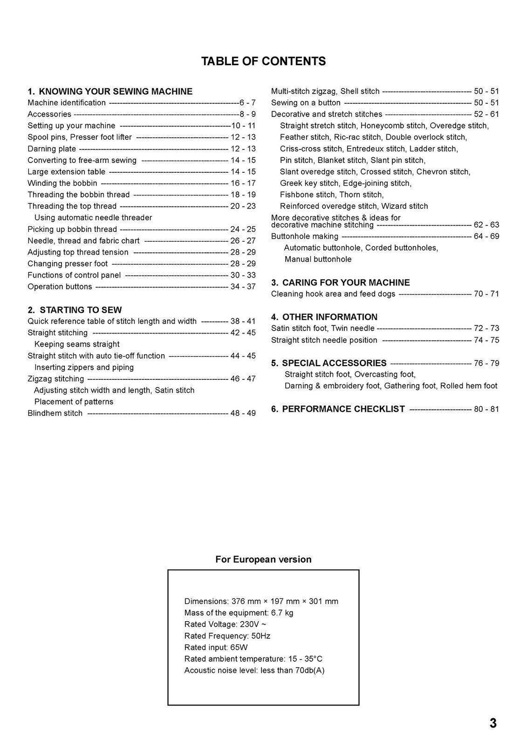 SINGER 7258 Sewing Machine User Manual Operation Guide -TOUGH WIRE BINDING