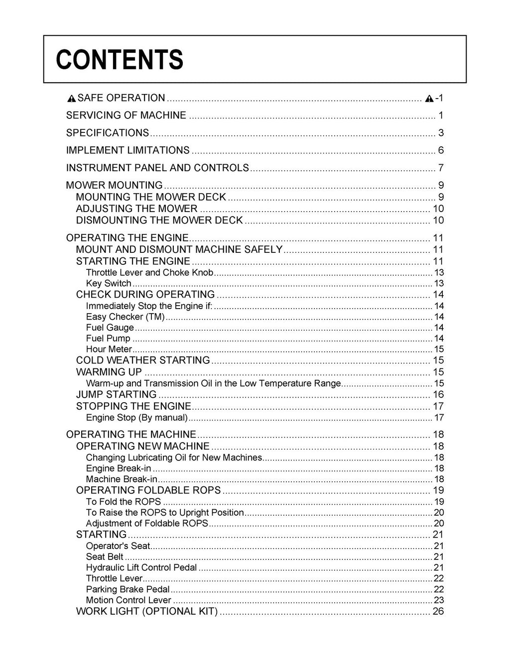 KUBOTA ZG222A-AU ZG227A-AU ZERO TURN MOWER OPERATORS MANUAL, WIRE BOUND, COVERS