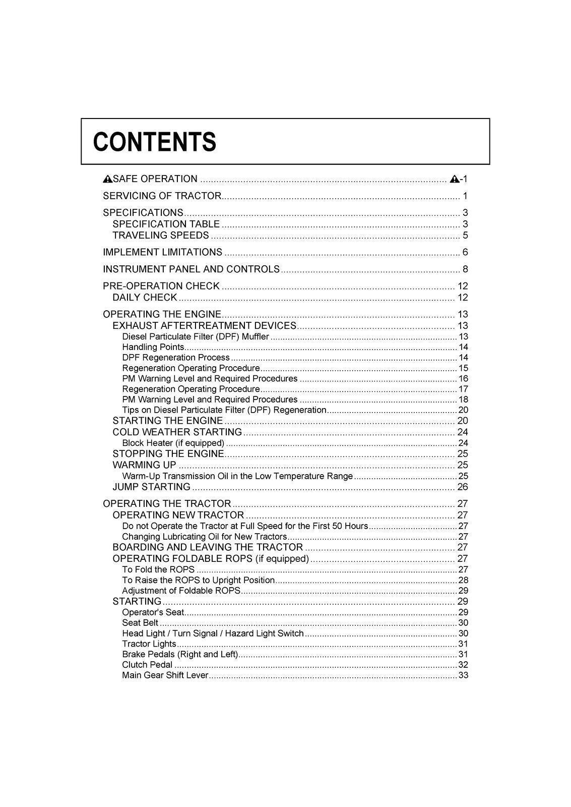 KUBOTA MX4800 MX5200 MX5800 OPERATORS MANUAL - WIRE BOUND - PROTECTIVE COVERS