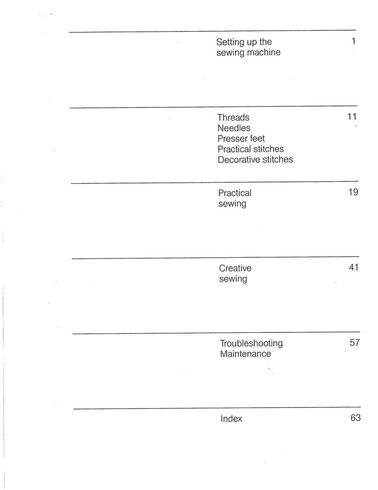 BERNINA 1031DC User Manual Owners Instruction Guide TOUGH WIRE BINDING