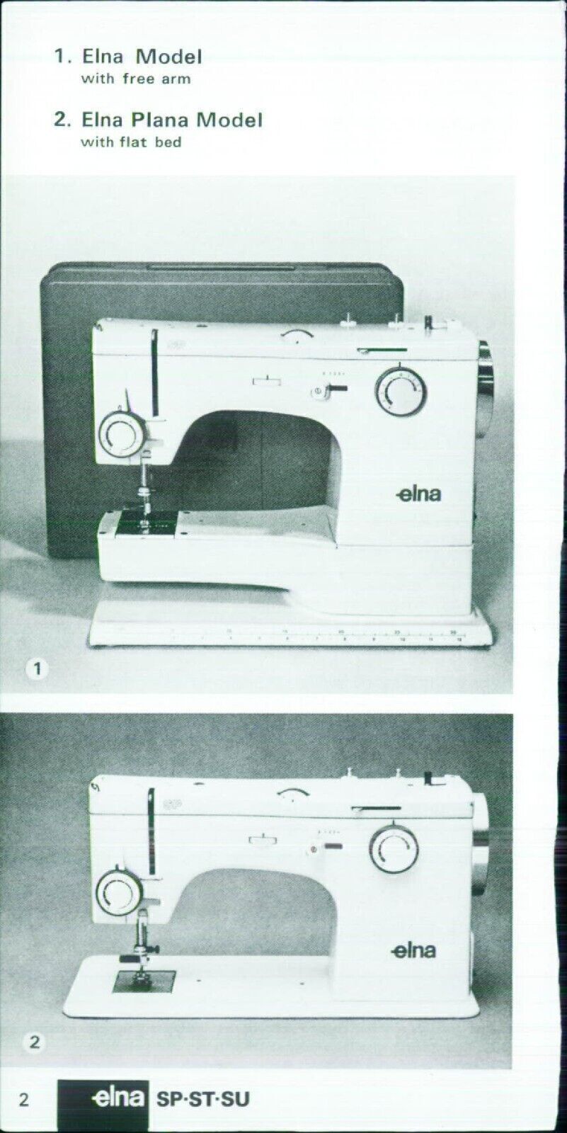 ELNA SP ST SU Special Star Super Sewing Machine User Manual - TOUGH WIRE BINDING