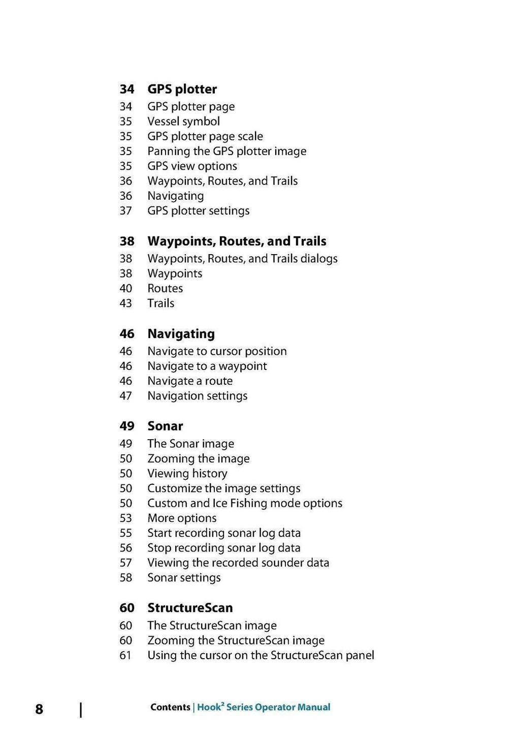 LOWRANCE HOOK2 5 HDITS 7X GPSTS 79 TS HDI User Manual Instructions, WIRE BOUND