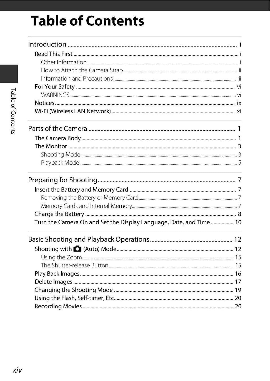 NIKON COOLPIX S7000 Camera User Instruction Manual - TOUGH WIRE BINDING & COVERS
