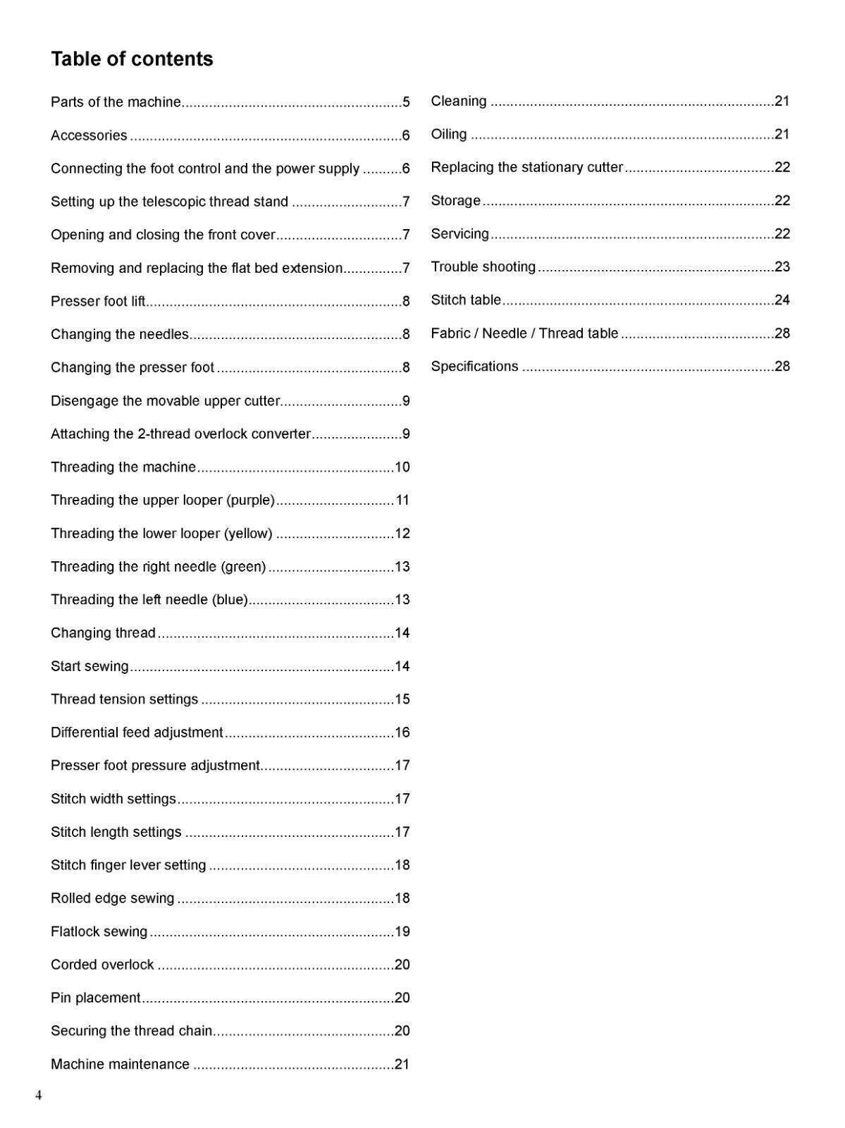 SINGER SE017 Sewing Machine User Manual Operation Guide [DURABLE WIRE BINDING]