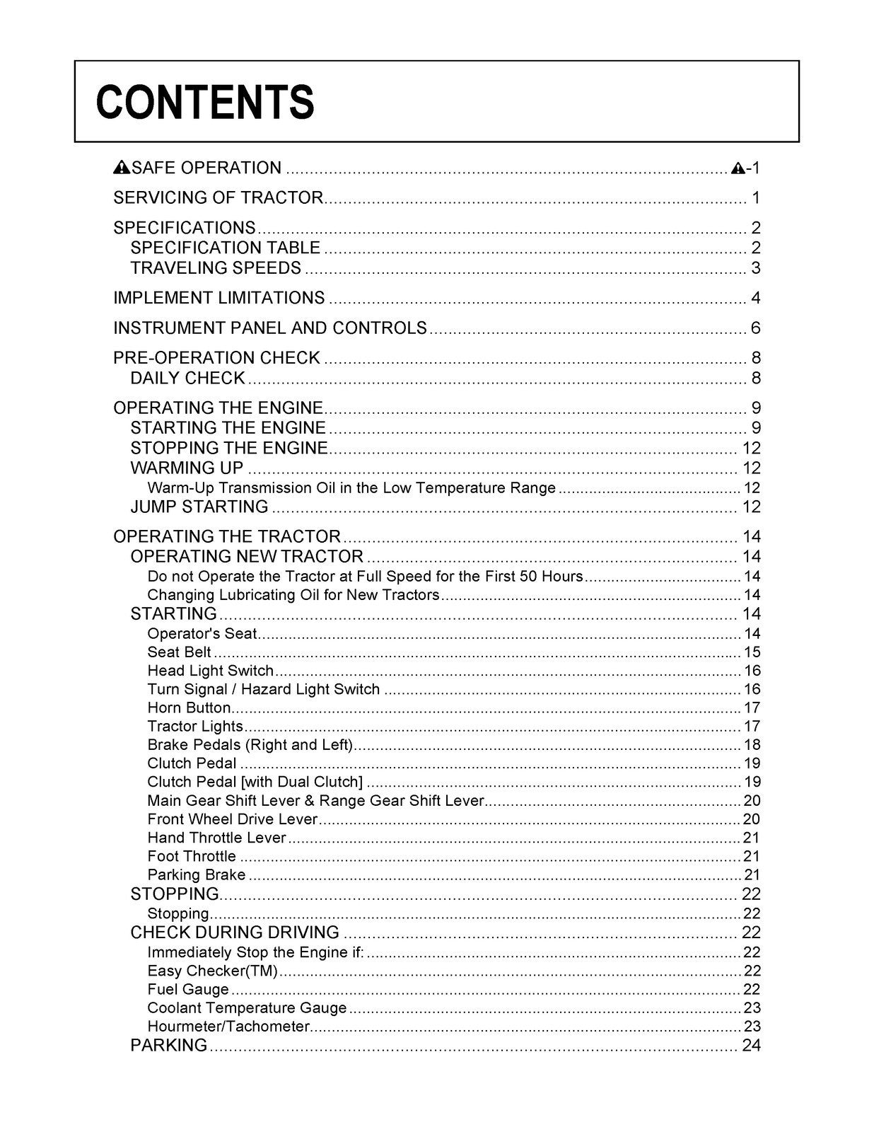 KUBOTA L3200 L3800 TRACTOR OPERATORS MANUAL - STEEL WIRE BOUND - TOUGH COVERS