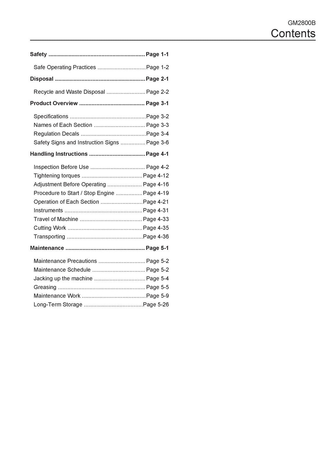 BARRONESS GM2800B Rotary Mower Operators Manual - STEEL WIRE BOUND, TOUGH COVERS