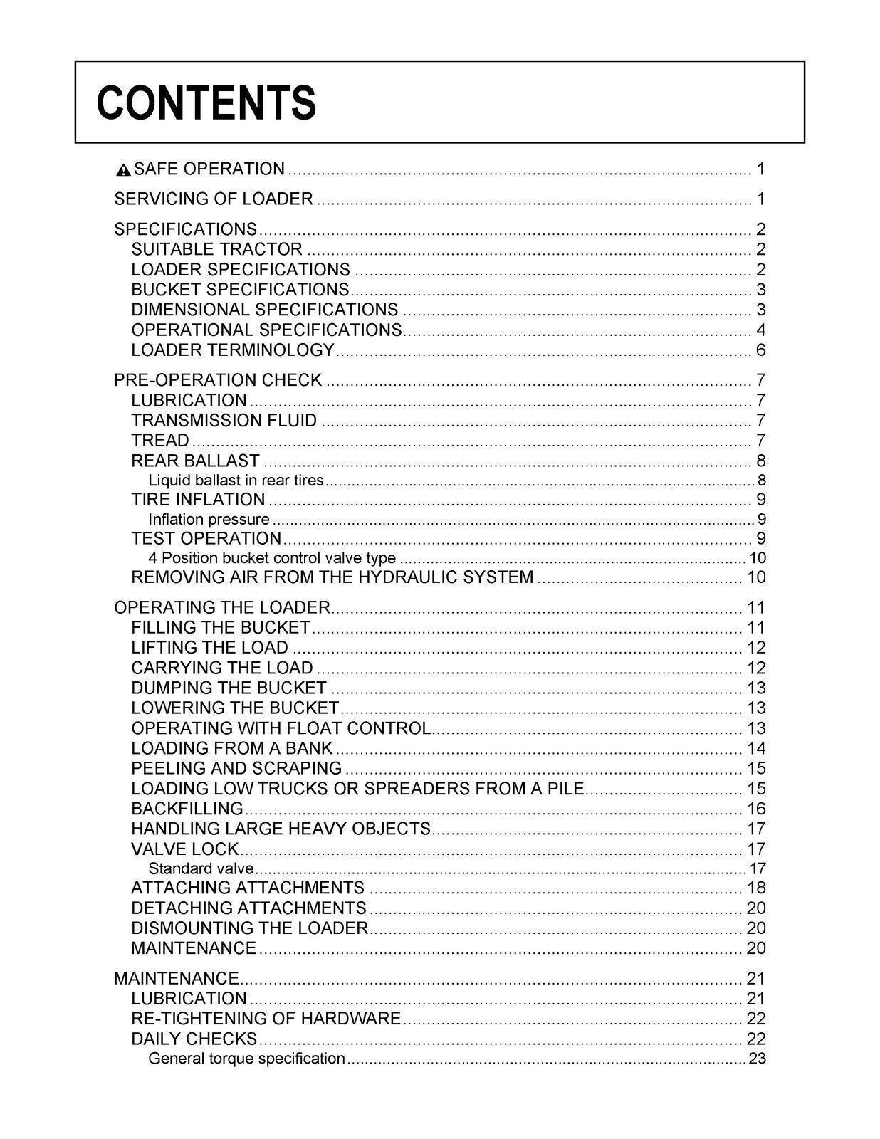 KUBOTA LA463 LOADER OPERATORS MANUAL - STEEL WIRE BOUND - PROTECTIVE COVERS