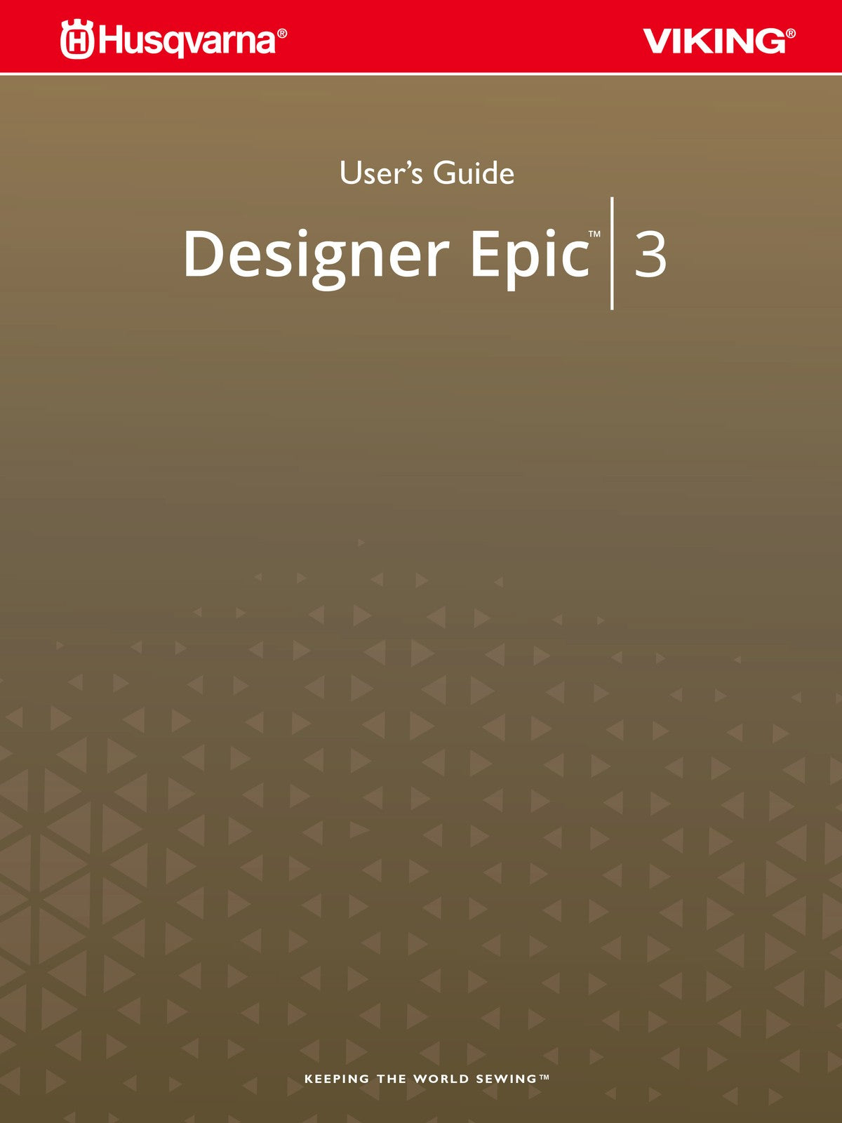 HUSQVARNA Designer Epic 3 BUNDLE: USER GUIDE, DESIGNER Manual WIRE BOUND COVERS