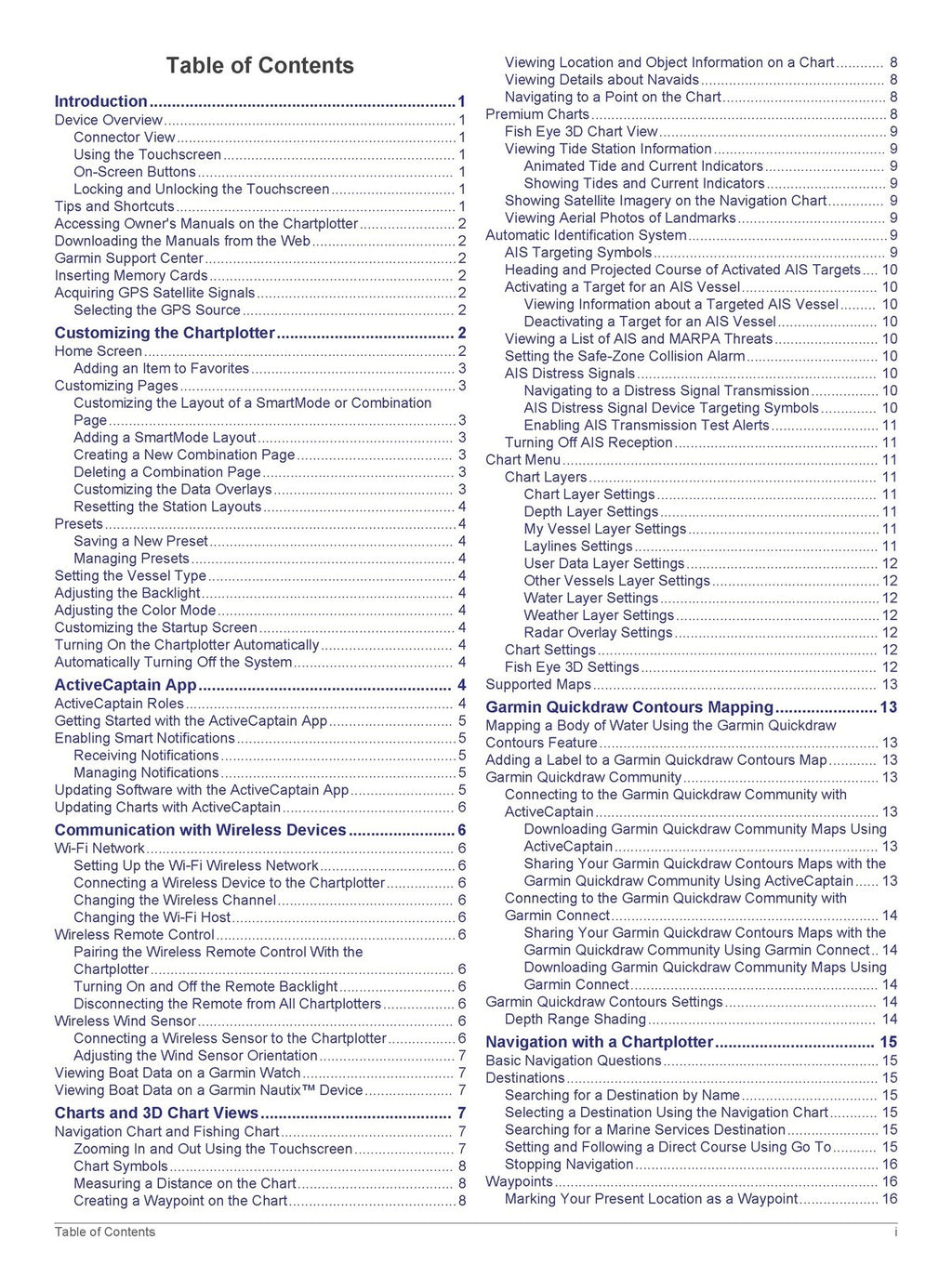 GARMIN GPSMAP 1222 1242 TOUCH Ownders Manual - STEEL WIRE BOUND - TOUGH COVERS