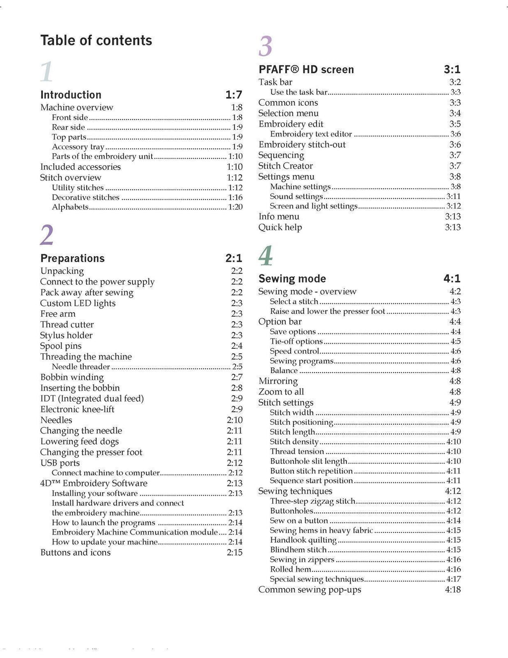 PFAFF Creative Vision 5.0 5.5 Instruction Book User Manual Guide - TOUGH BINDING