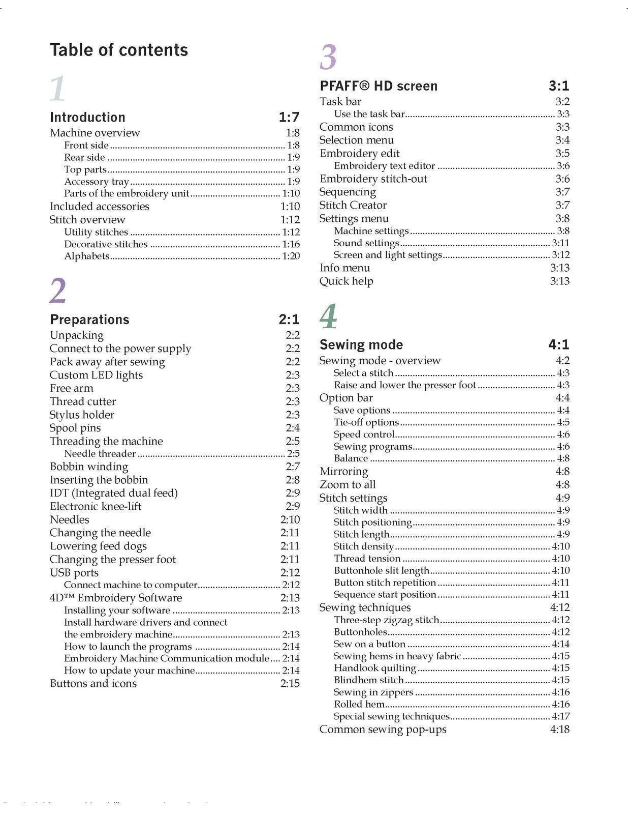 PFAFF Creative Vision 5.0 5.5 Instruction Book User Manual Guide - TOUGH BINDING