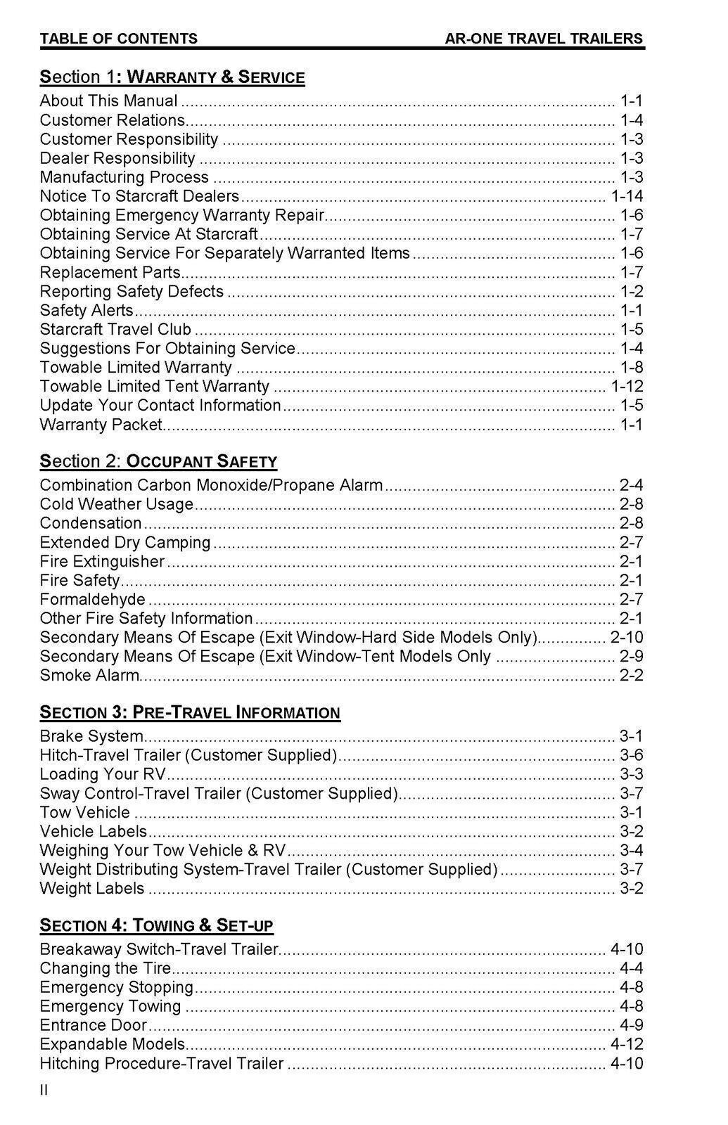 STARCRAFT 2015 AR-ONE Towable Trailer User Manual - TOUGH WIRE BINDING & COVERS