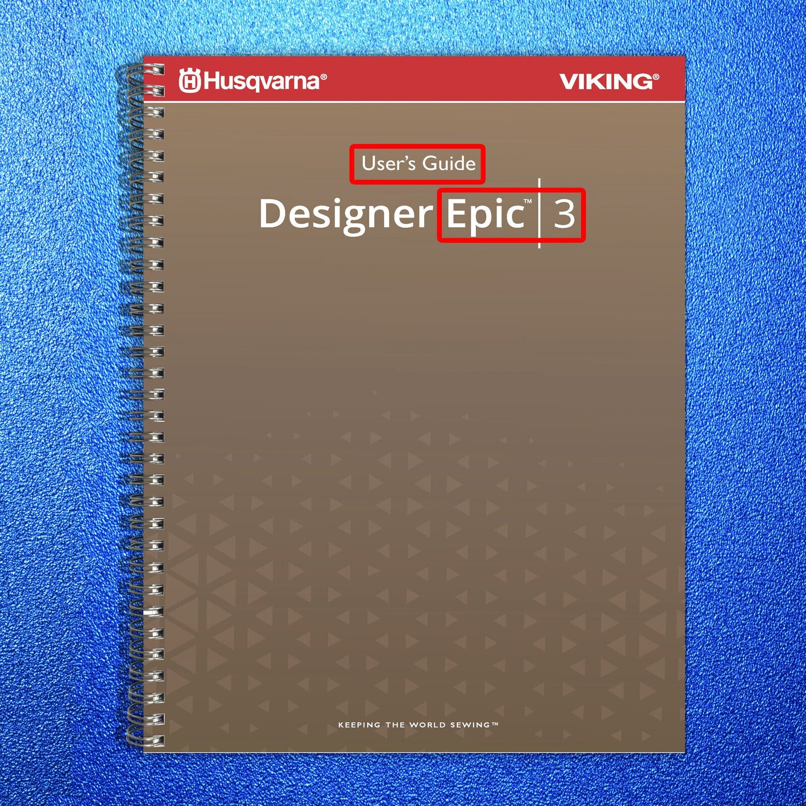 HUSQVARNA Designer Epic 3 BUNDLE: Sampler + User Manual: Tough Wire Binding