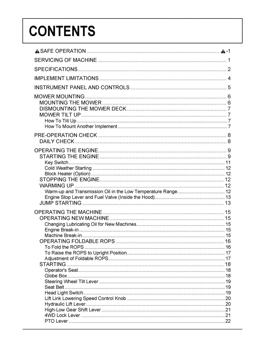 KUBOTA F2890 F3690 FRONT MOWER OPERATORS MANUAL - WIRE BOUND - TOUGH COVERS