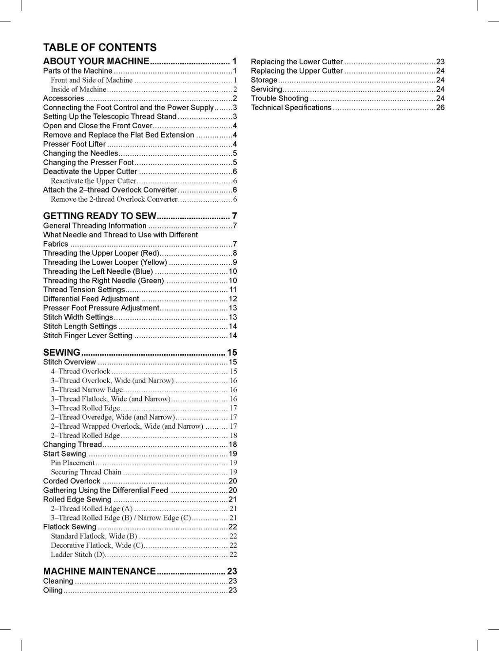 SINGER S0235 S14-77 S14-78 S14-79 Sewing Machine User Manual Guide - WIRE BOUND
