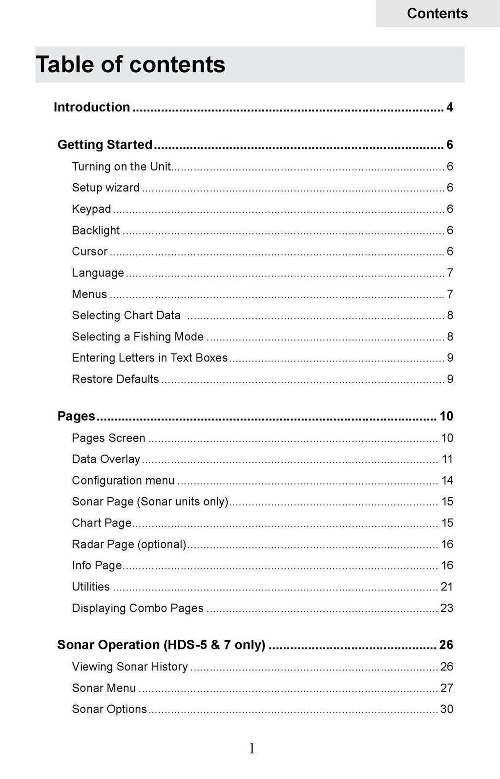 LOWRANCE HDS-5 HDS-7 HDS-5m HDS-7m User Operation Manual - TOUGH WIRE BINDING