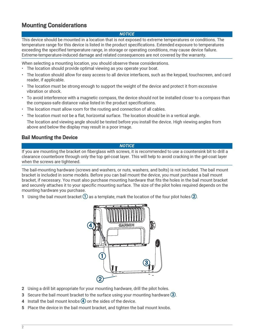 GARMIN GPSMAP 1222 1242 Touch Installation Instruction Manual - WIRE BOUND