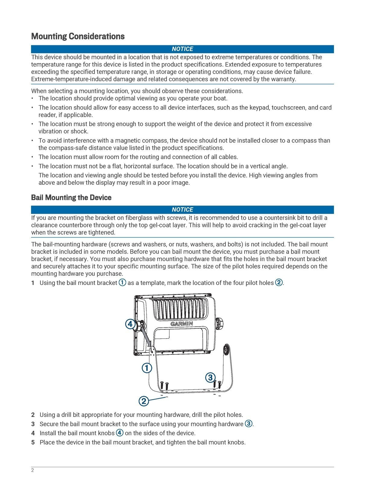 GARMIN GPSMAP 1222 1242 Touch Installation Instruction Manual - WIRE BOUND
