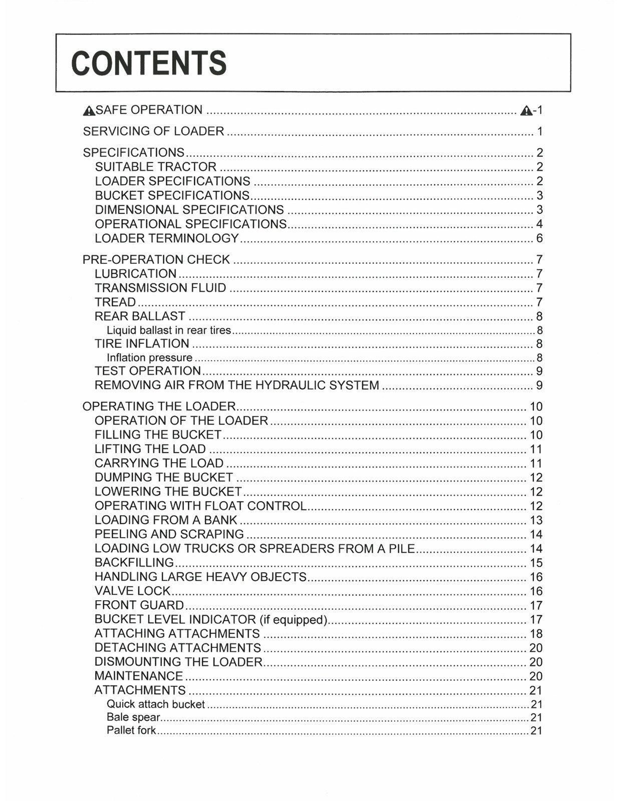 KUBOTA LA1065A Front Loader Operators Manual - STEEL WIRE BOUND - TOUGH COVERS