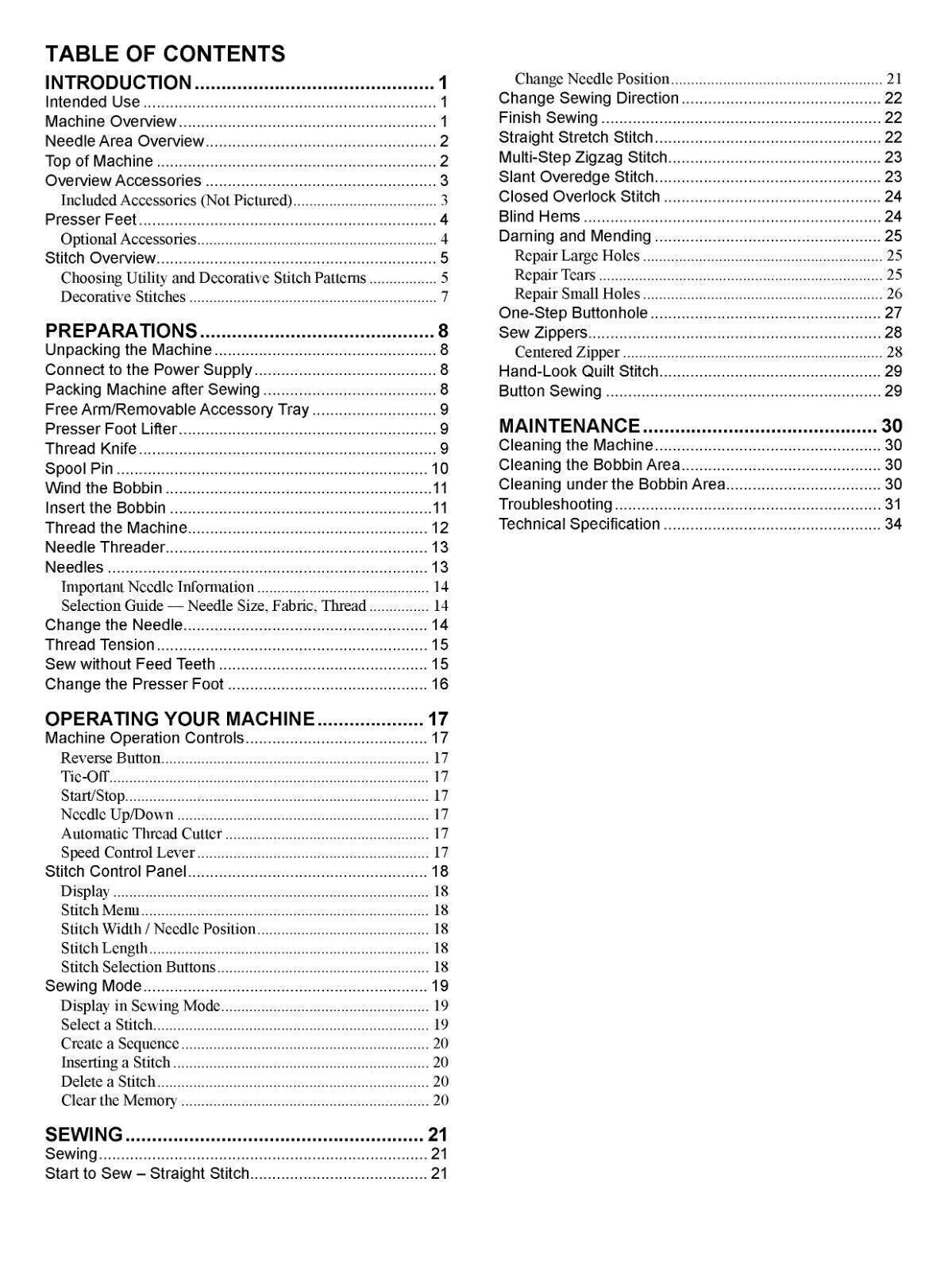 SINGER C7290Q Sewing Machine User Manual Owners Instruction Guide