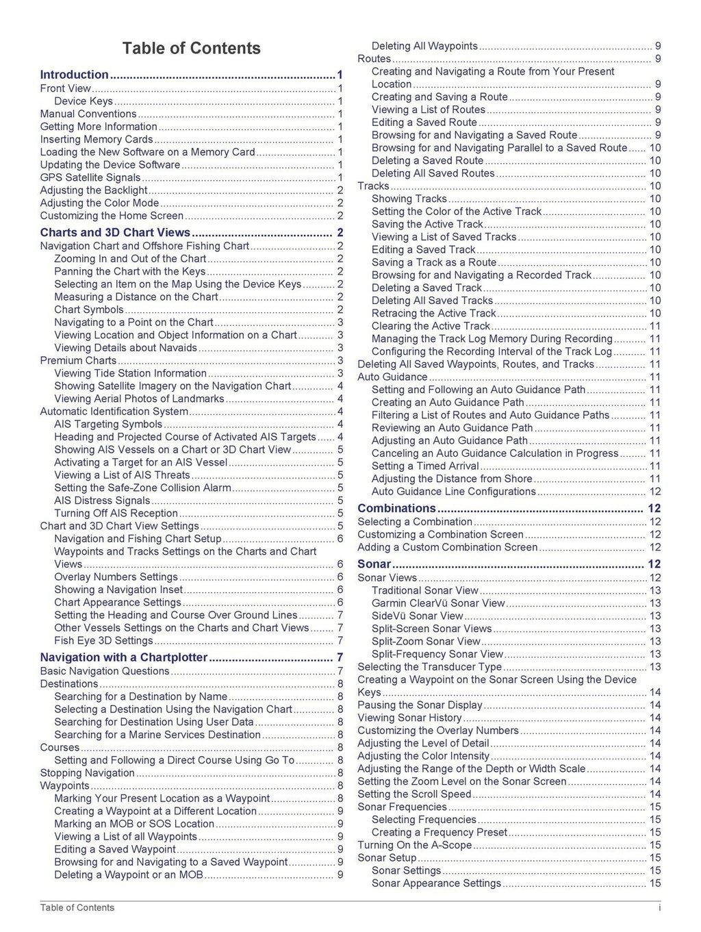 GARMIN EchoMap 40 50 70 90 Series Owner Manual - STEEL WIRE BOUND - TOUGH COVERS