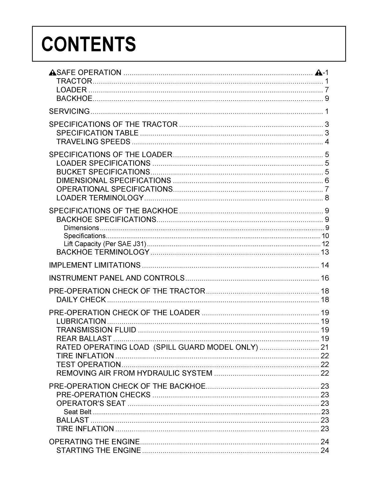 KUBOTA BX25DLB-AU LA240A AU-SG BT602 TRACTOR OPERATORS MANUAL - STEEL WIRE BOUND