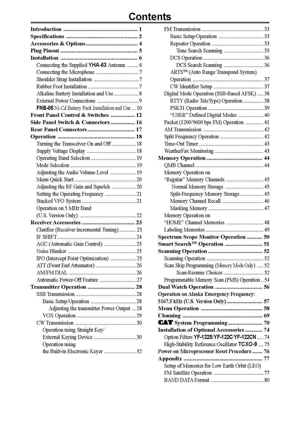 YAESU FT-817ND Transceiver User Instruction Operation Manual, TOUGH WIRE BINDING