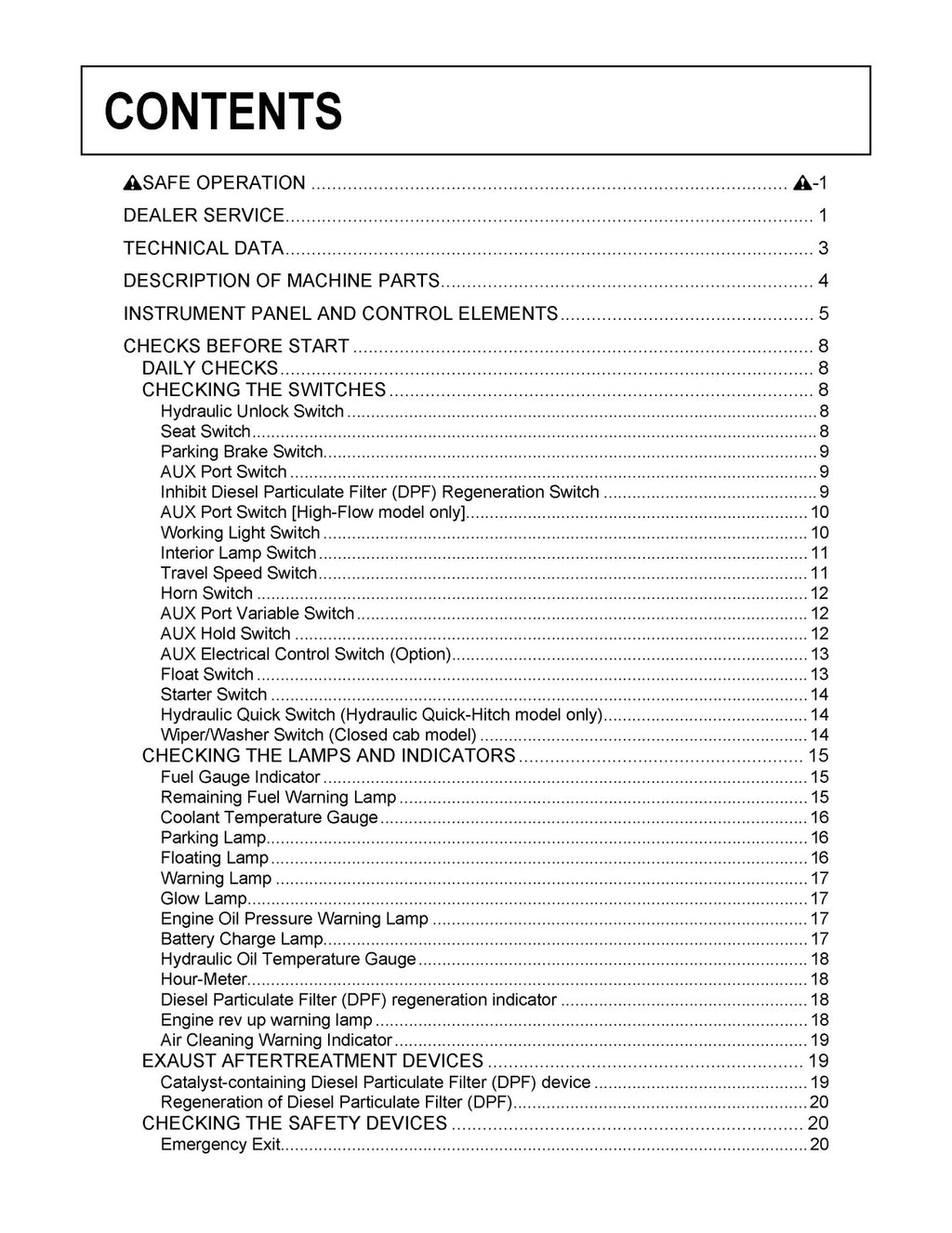 Kubota SVL75-2 Compact Track Loader Operators Manual - WIRE BOUND - TOUGH COVERS