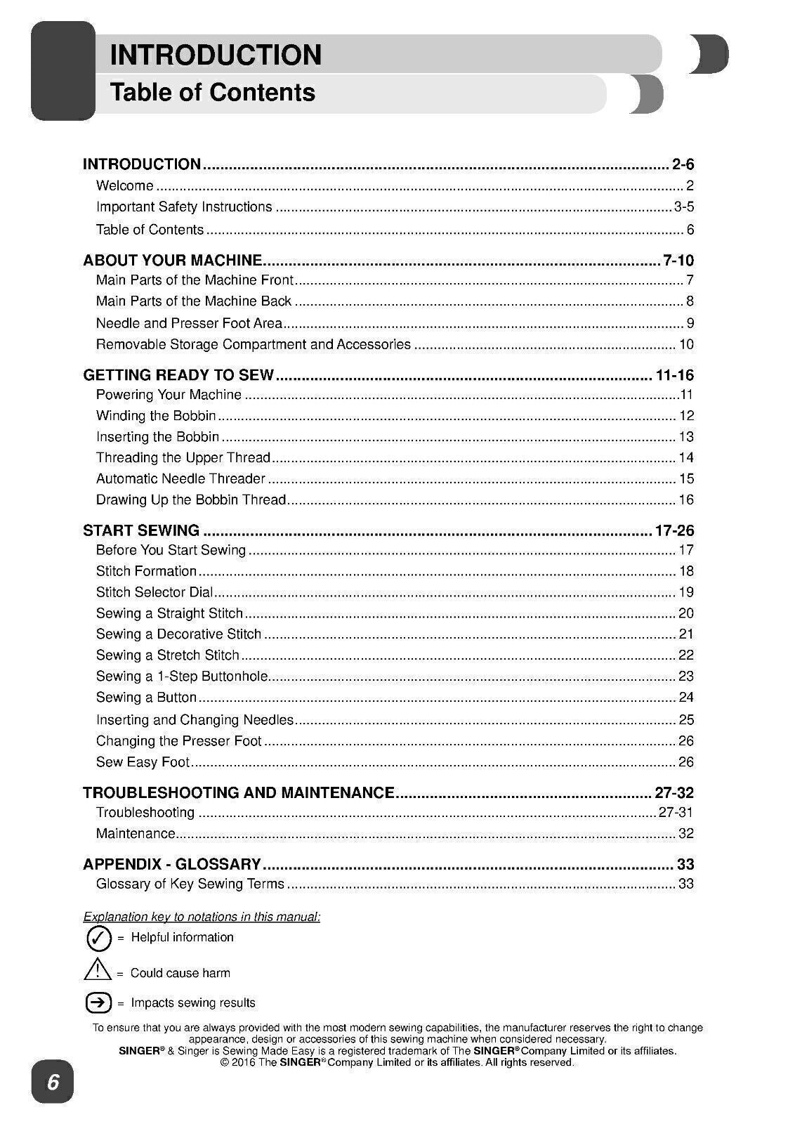 SINGER 3337 Sewing Machine User Manual Owners Instructions, English [WIRE BOUND]