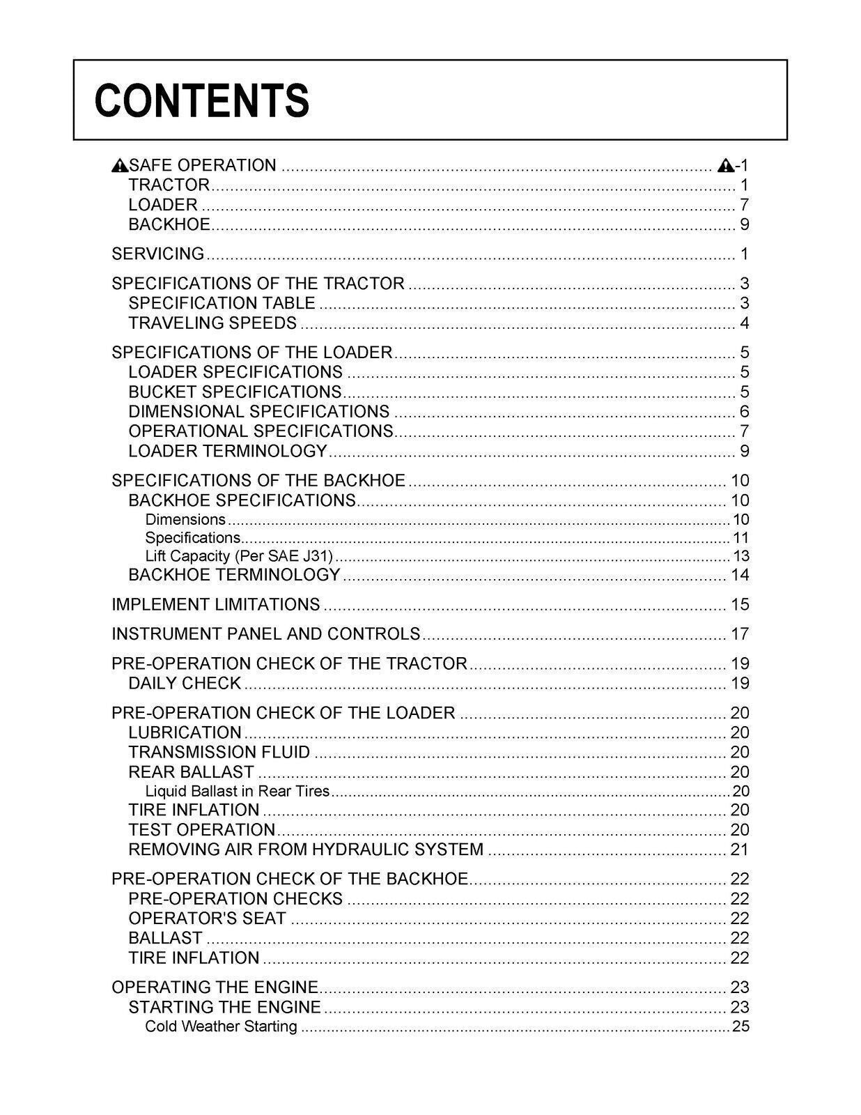 KUBOTA Tractor BX23S LA340 BT603 Operators Manual Owners Instruction Book