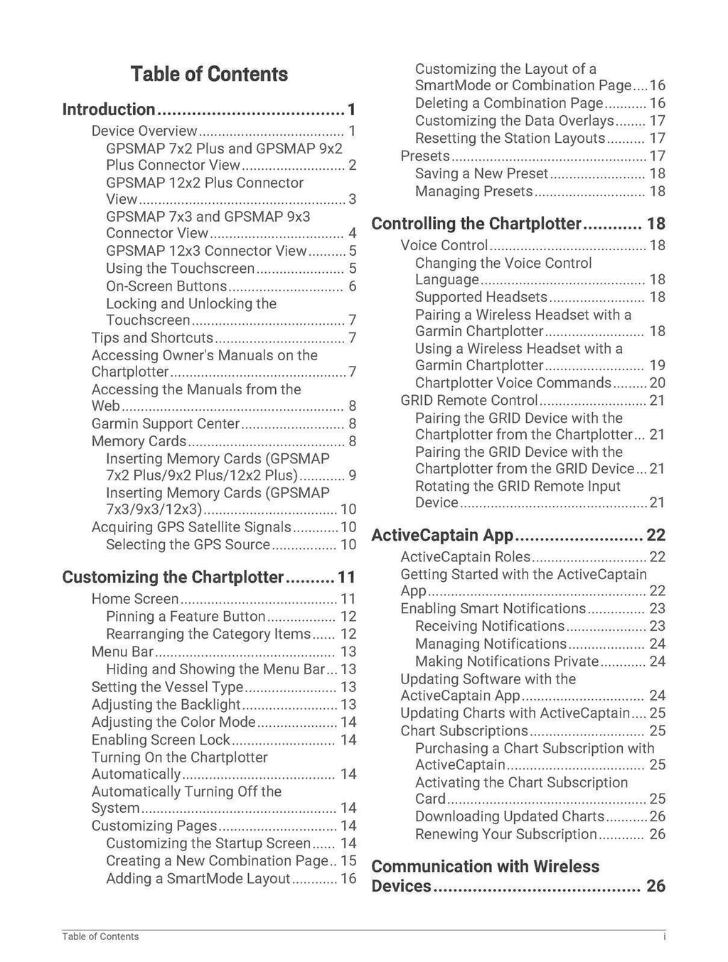 Garmin GPSMAP 12x3 9x3 7x3 / 12x2 9x2 7x2 PLUS Owners Manual Instructions