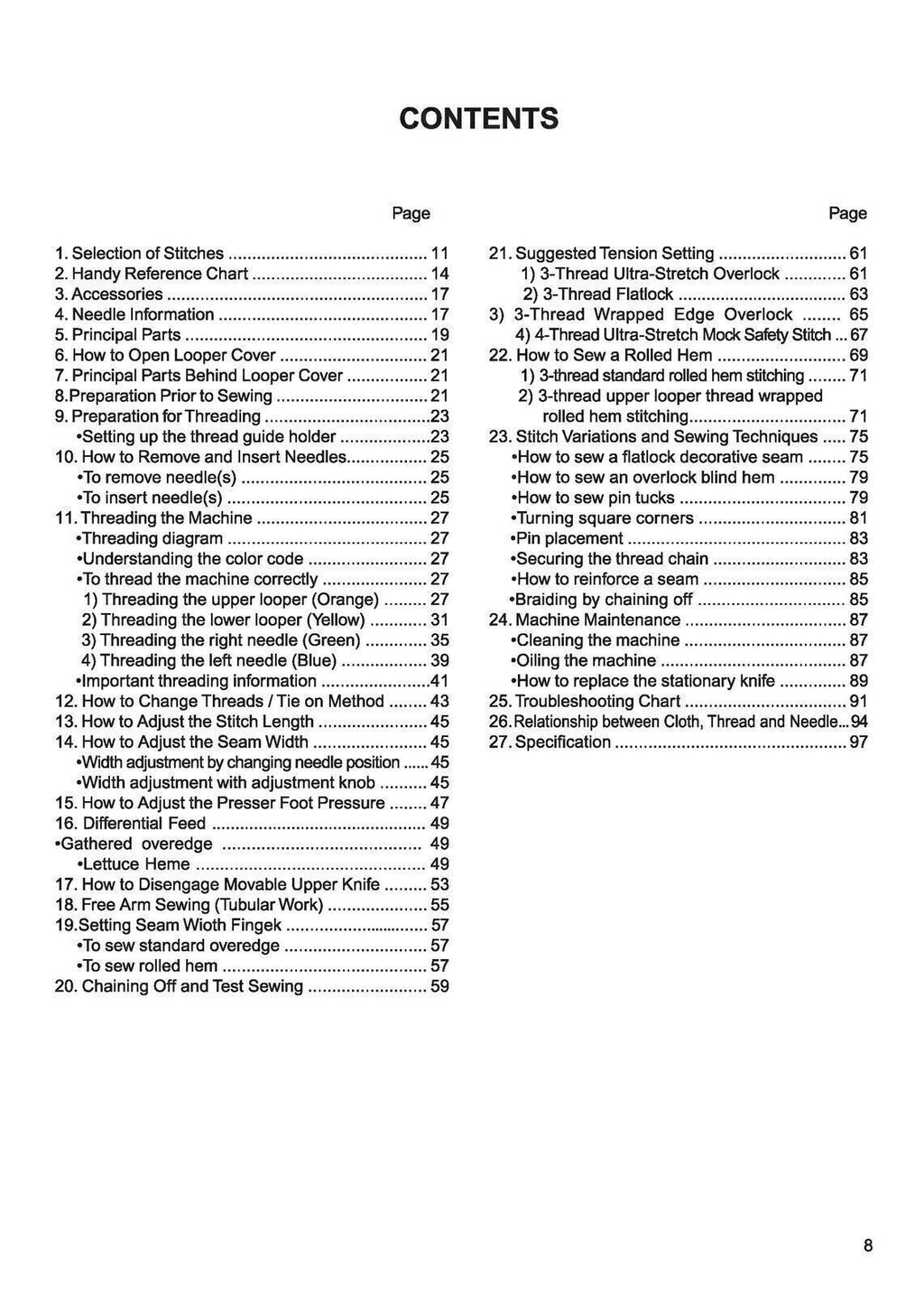 SINGER 14SH644 14SH654 User Manual Overlocker Guide TOUGH WIRE BINDING & COVERS