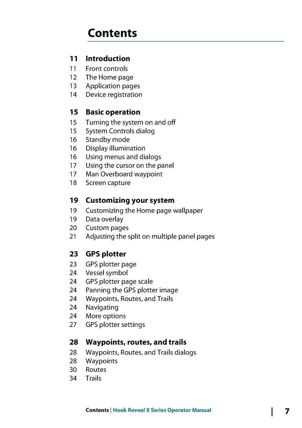 LOWRANCE HOOK REVEAL X SERIES Fish Finder Charting Owners User Manual WIRE BOUND