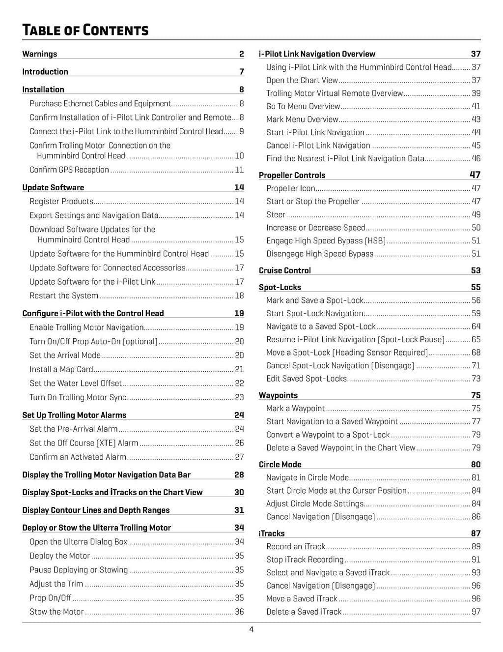 HUMMINBIRD iPilot Link Manual for APEX & SOLIX - WIRE BOUND - PROTECTIVE COVERS