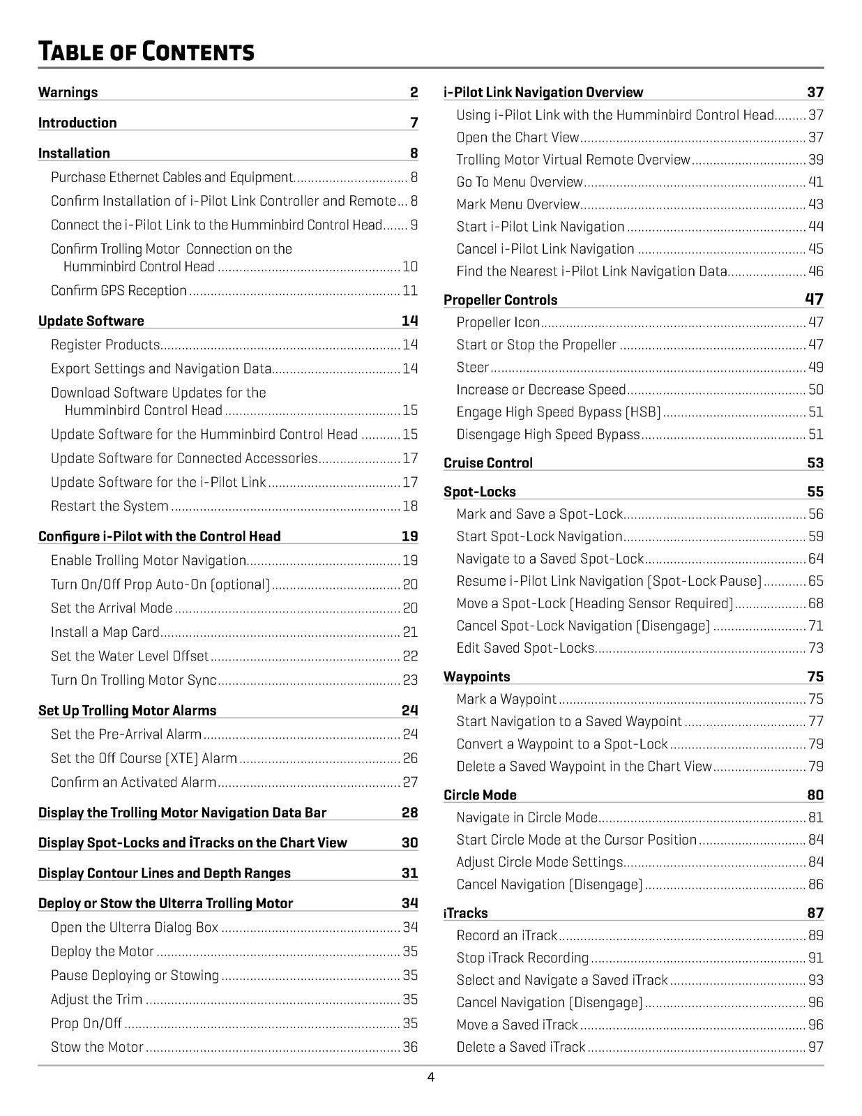 HUMMINBIRD iPilot Link Manual for APEX & SOLIX - WIRE BOUND - PROTECTIVE COVERS