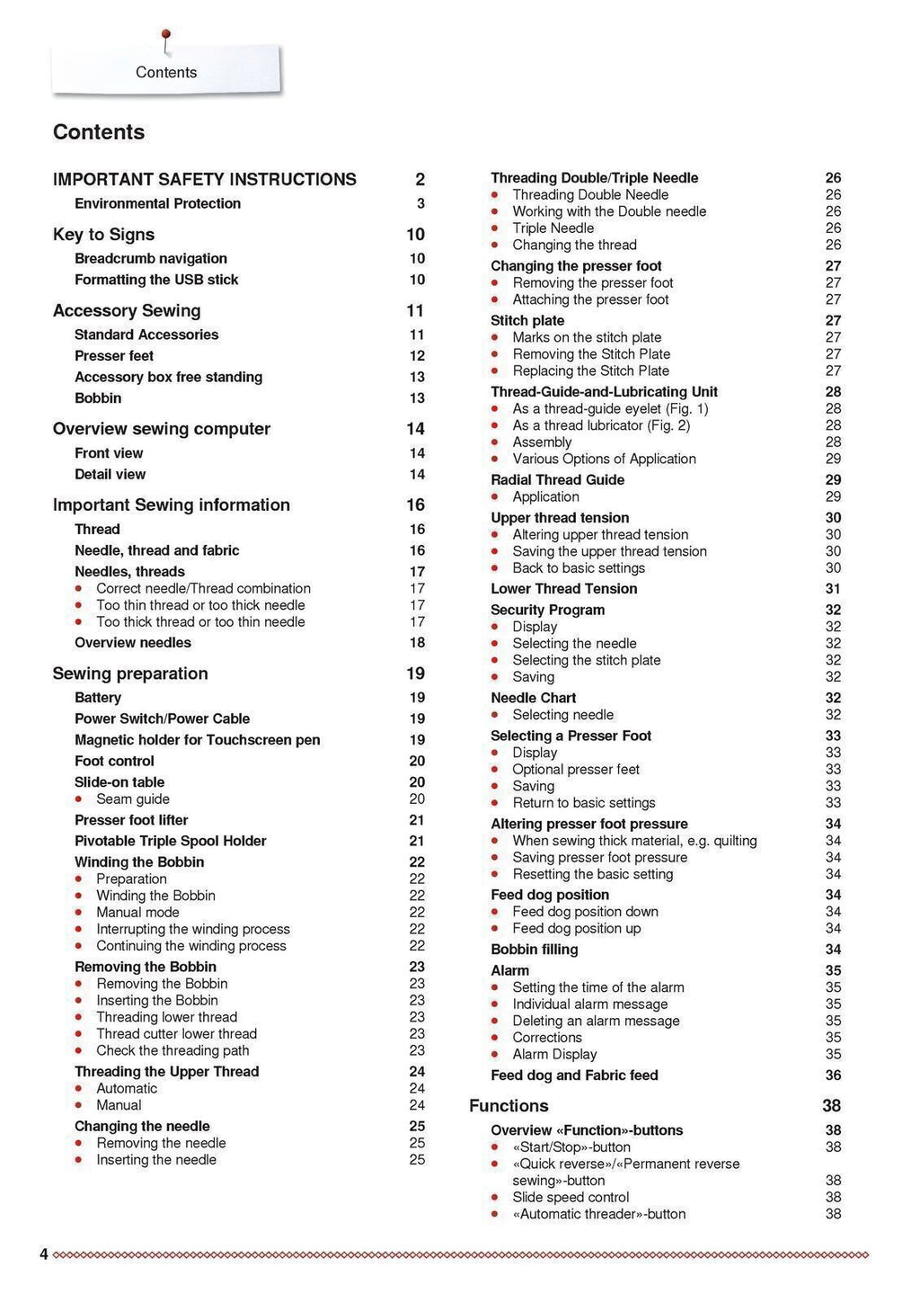 BERNINA 880 PLUS Sewing Machine User Manual Operation Guide