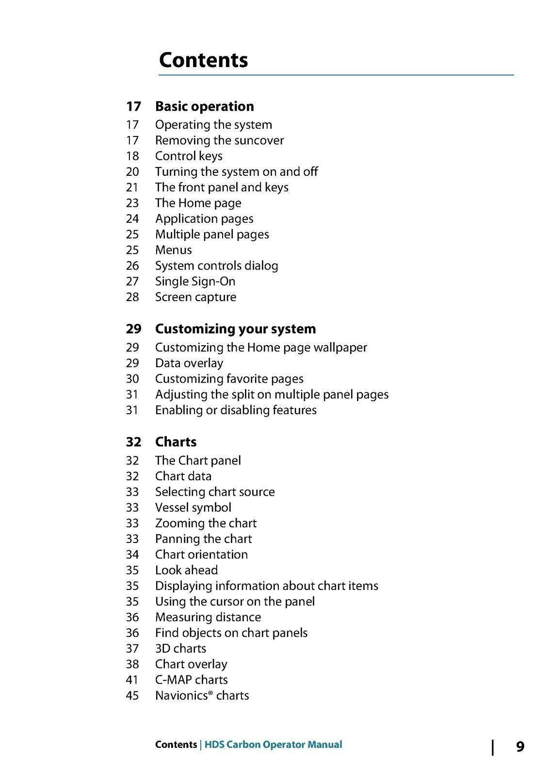 LOWRANCE HDS Carbon User Manual Fish Finder Chart Plotter WIRE BINDING & COVERS