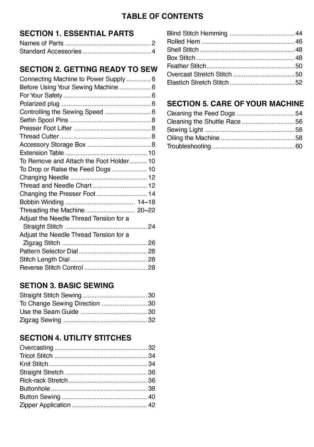 JANOME HD1000 HD1000BE Sewing Machine User Operation Manual - TOUGH WIRE BINDING