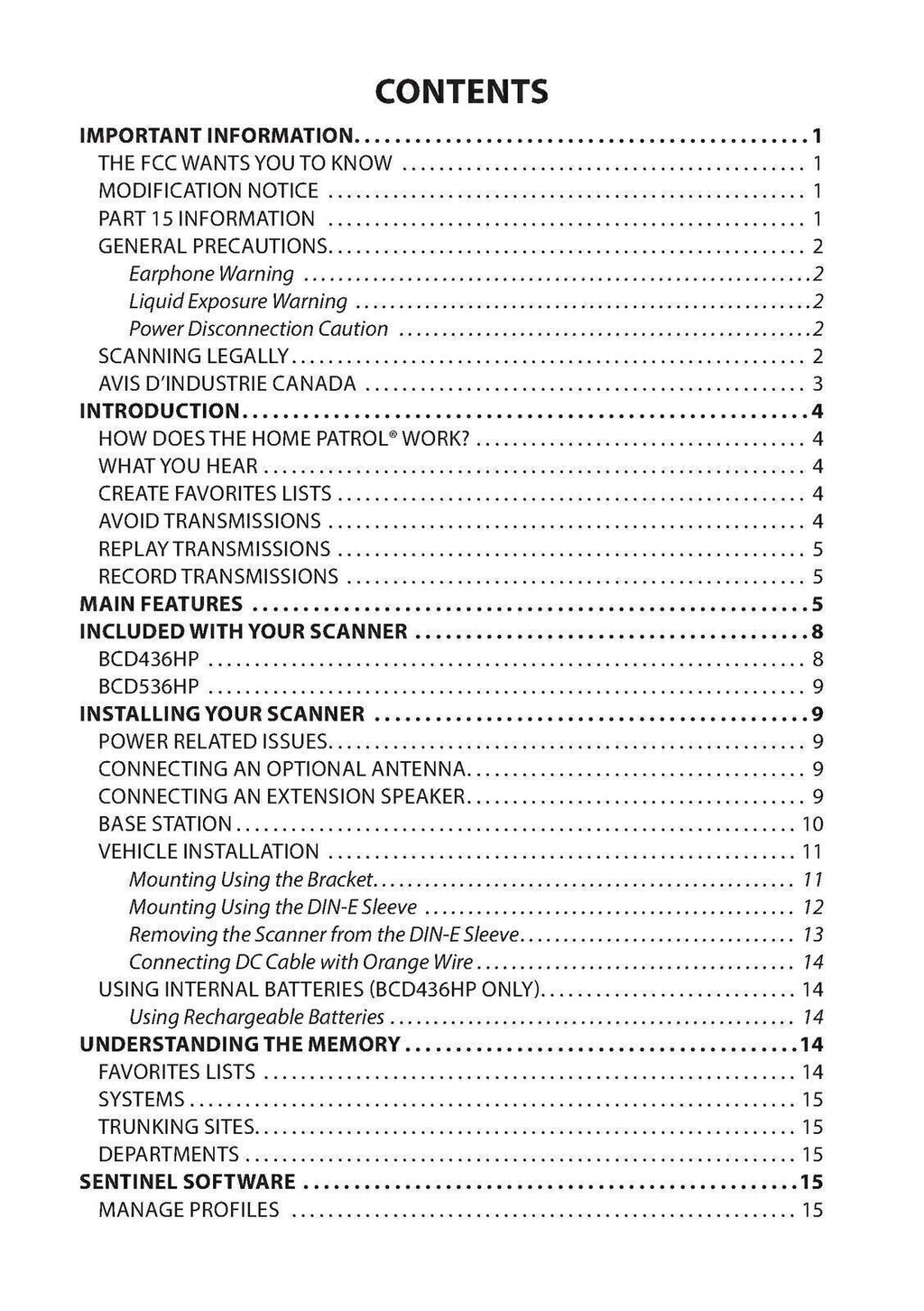 Uniden BCD436HP and BCD536HP  User Operators Manual Owners Guide 106 PGS