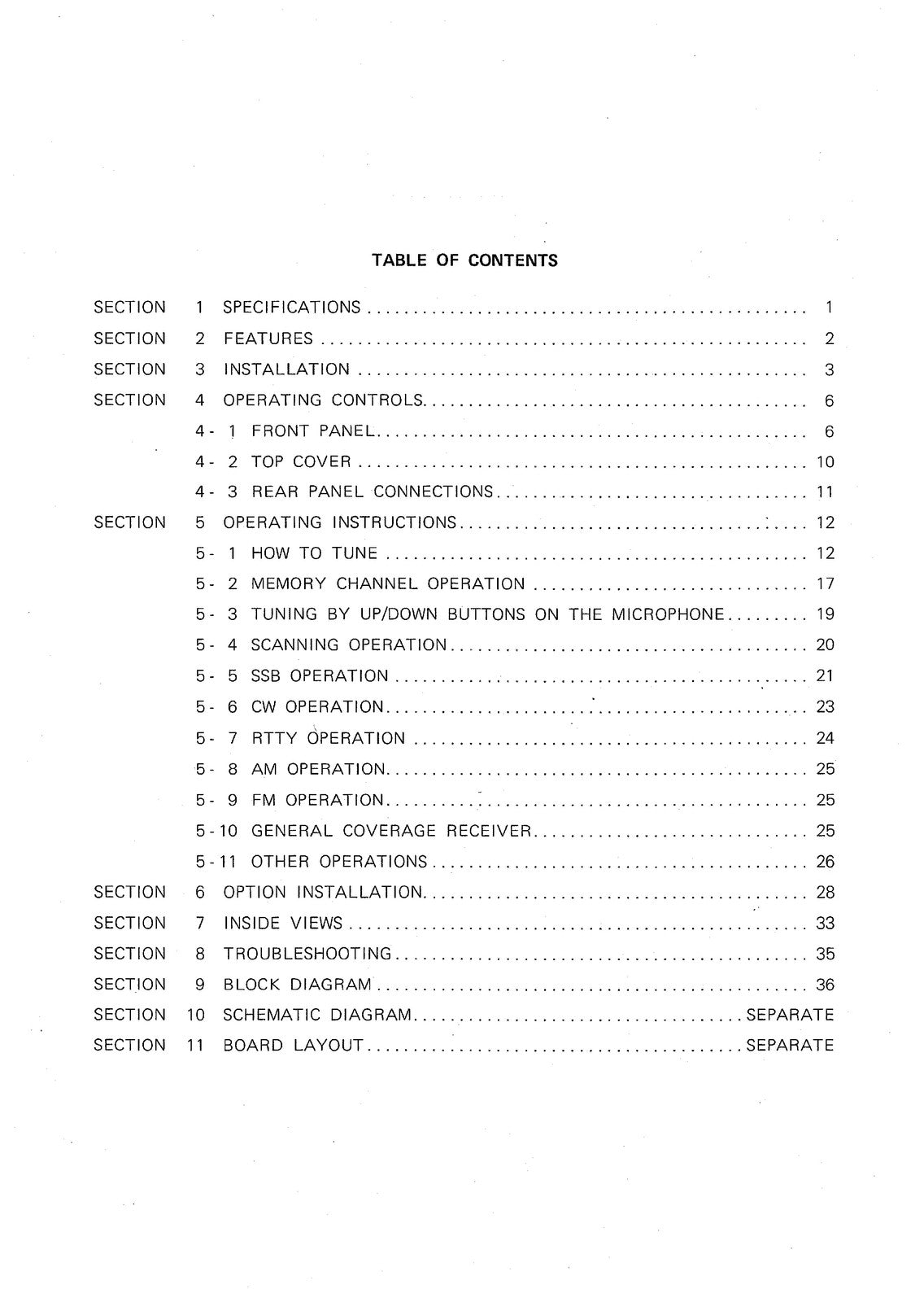 ICOM IC-751 HF All Band Transceiver Instruction Manual - WIRE BOUND - COVERS