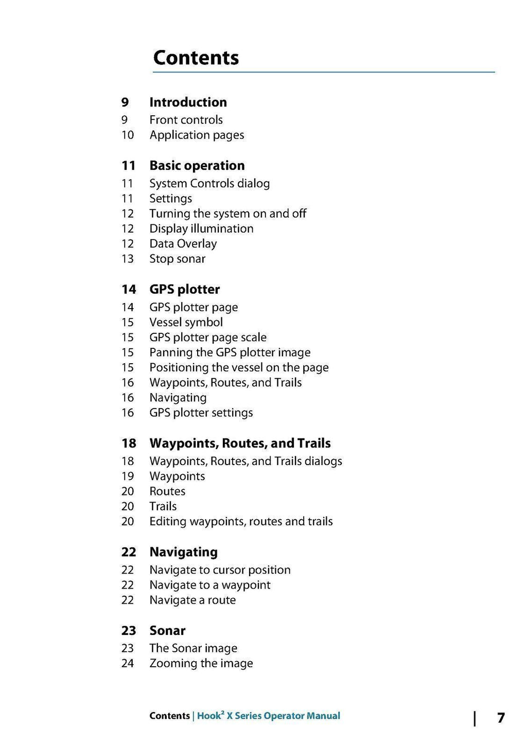 LOWRANCE HOOK2 X 4X 5X 7X GPS Series User Manual Operation - TOUGH WIRE BINDING