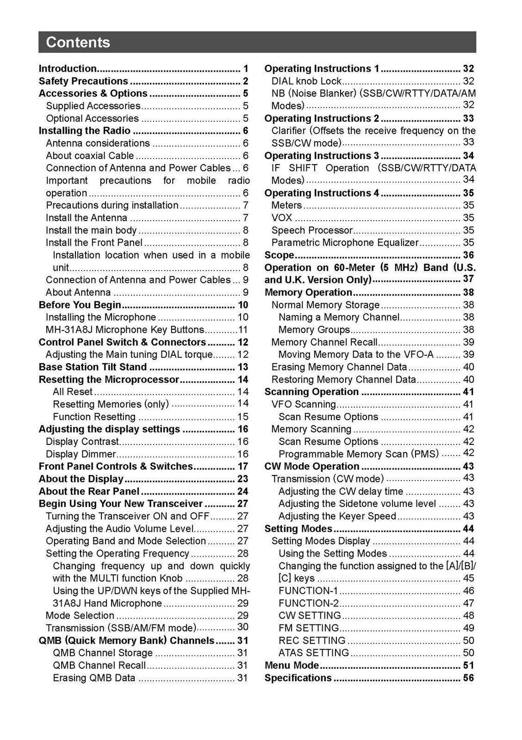 YAESU FT-891 Transceiver Operating Manual - STEEL WIRE BOUND - PROTECTIVE COVERS