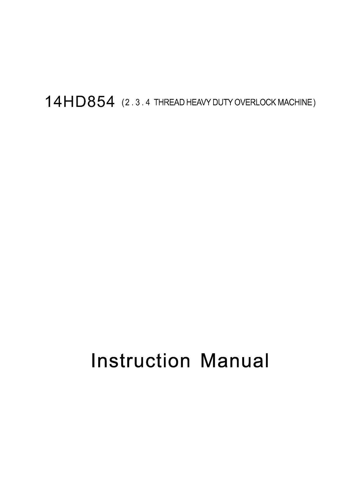 SINGER 14HD854 Sewing Machine User Manual Instructions [DURABLE WIRE BINDING]