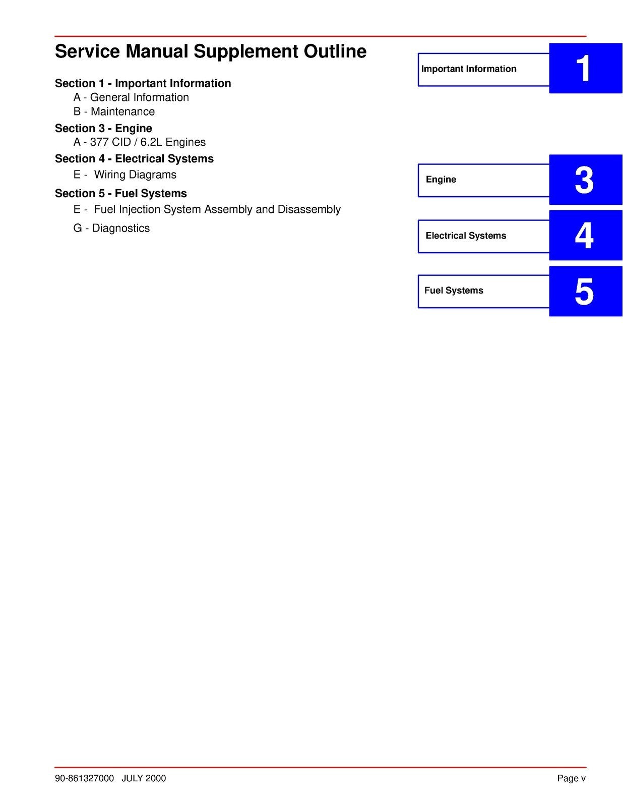 MERCURY MERCRUISER SUPPLEMENT TO NO. 24 SERVICE MANUAL, WIRE BOUND, TOUGH COVERS