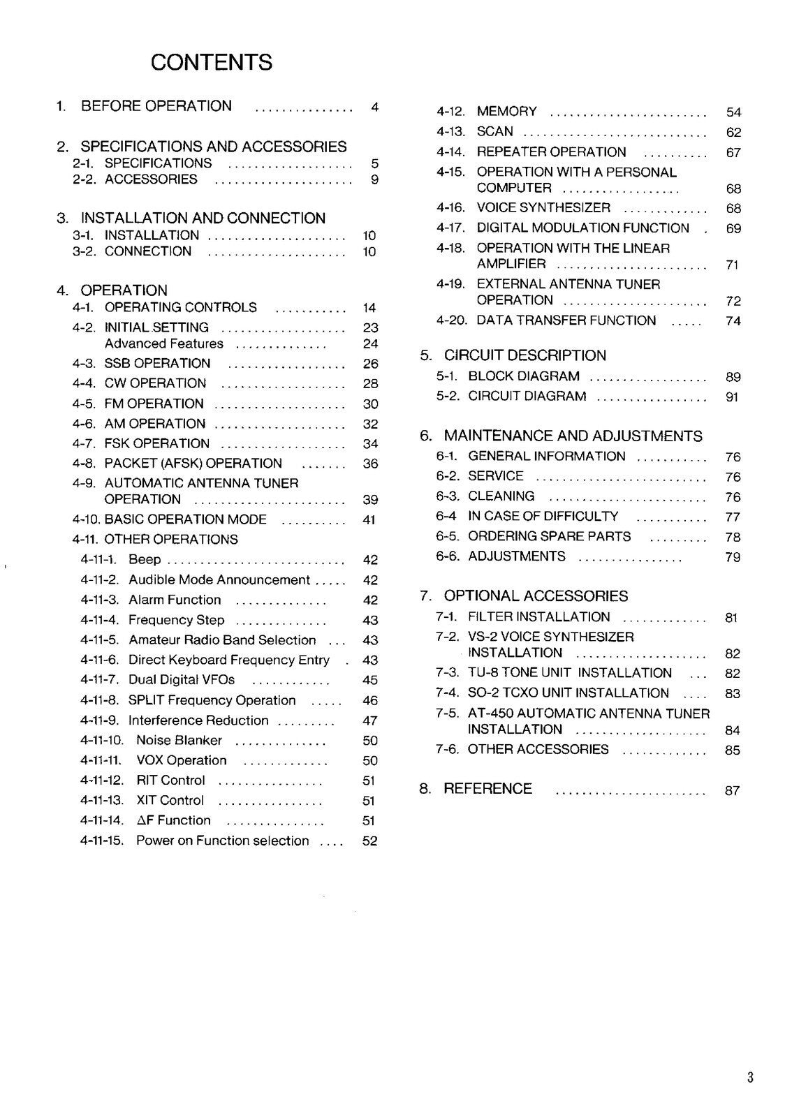 KENWOOD TS-450S TS-690S User Instruction Manual - WIRE BOUND - TOUGH COVERS