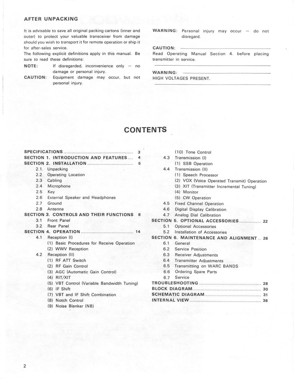 KENWOOD TS-830S Instruction Manual - STEEL WIRE BOUND - PROTECTIVE COVERS