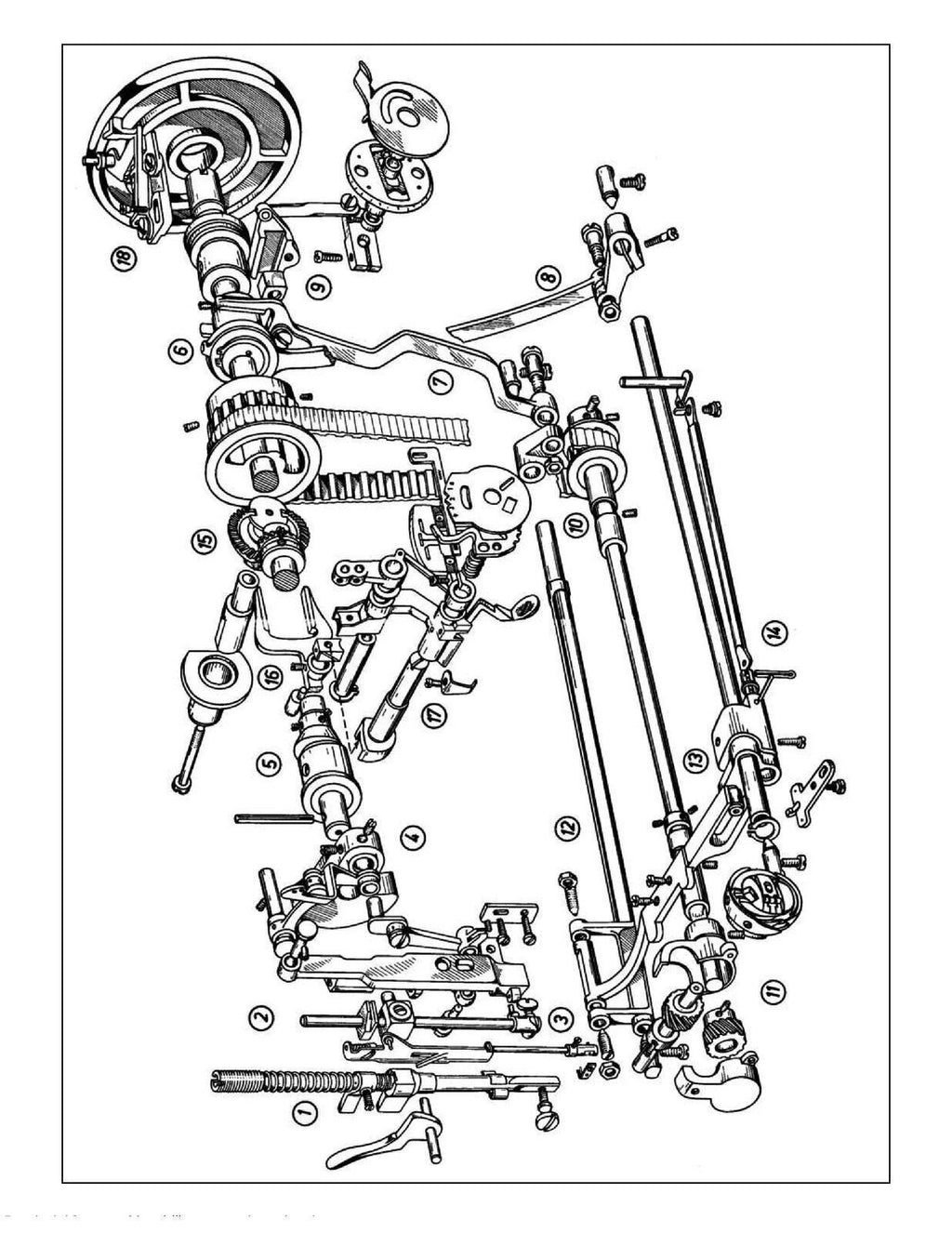 PFAFF 230 332 Automatic Sewing Machine Service Manual TOUGH WIRE BINDING, COVERS