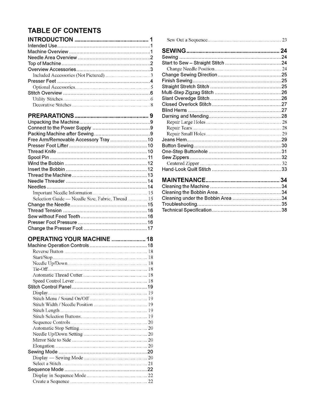 SINGER HD 6800C HD 6805C Sewing Machine User Manual Owners Instruction Guide