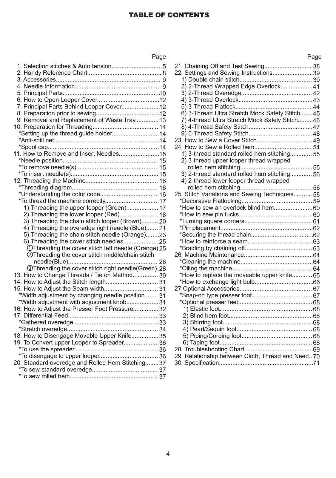 SINGER 14T968DC Serger Overlocker Instruction Manual - WIRE BOUND - TOUGH COVERS